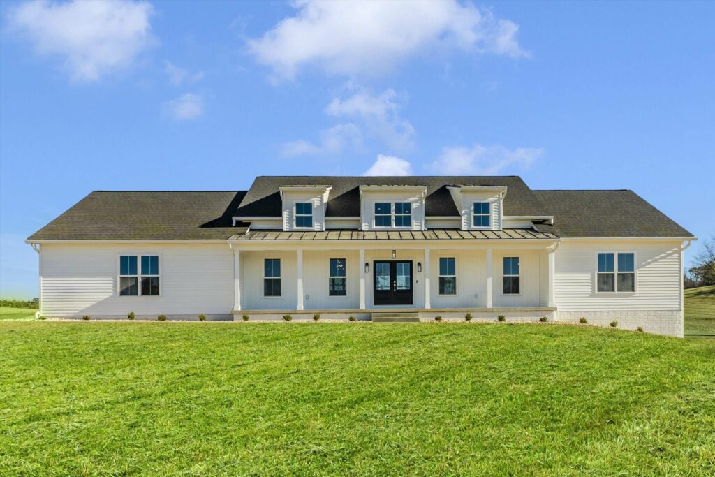 Classic White Colonial Home