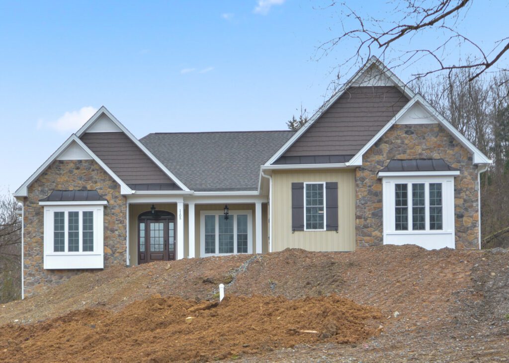 Stone Gable Craftsman Home