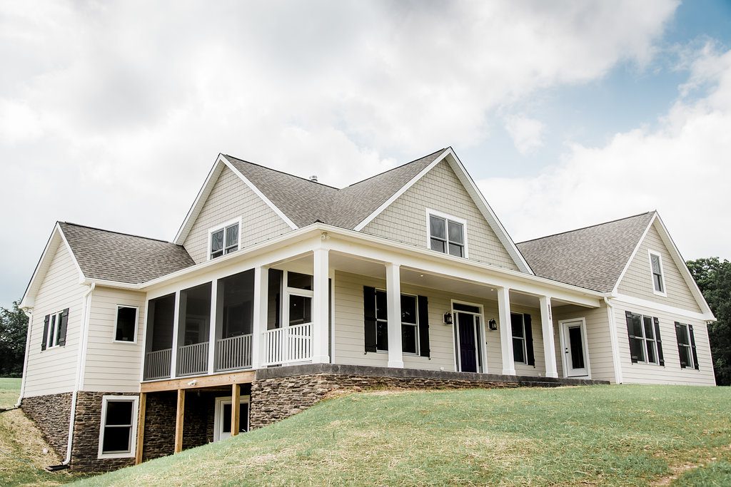 Stone Porch Country Farmhouse