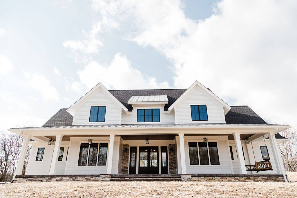 White Modern Farmhouse Estate